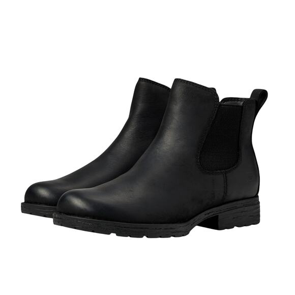 Born Women's Cove Chelsea Boots Size 7 Black Leather Waterproof Ankle NWOB - Picture 1 of 13